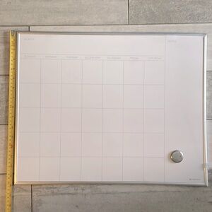 White Board Month Planner With notes Wall Mount Month Writing Water Marker Board
